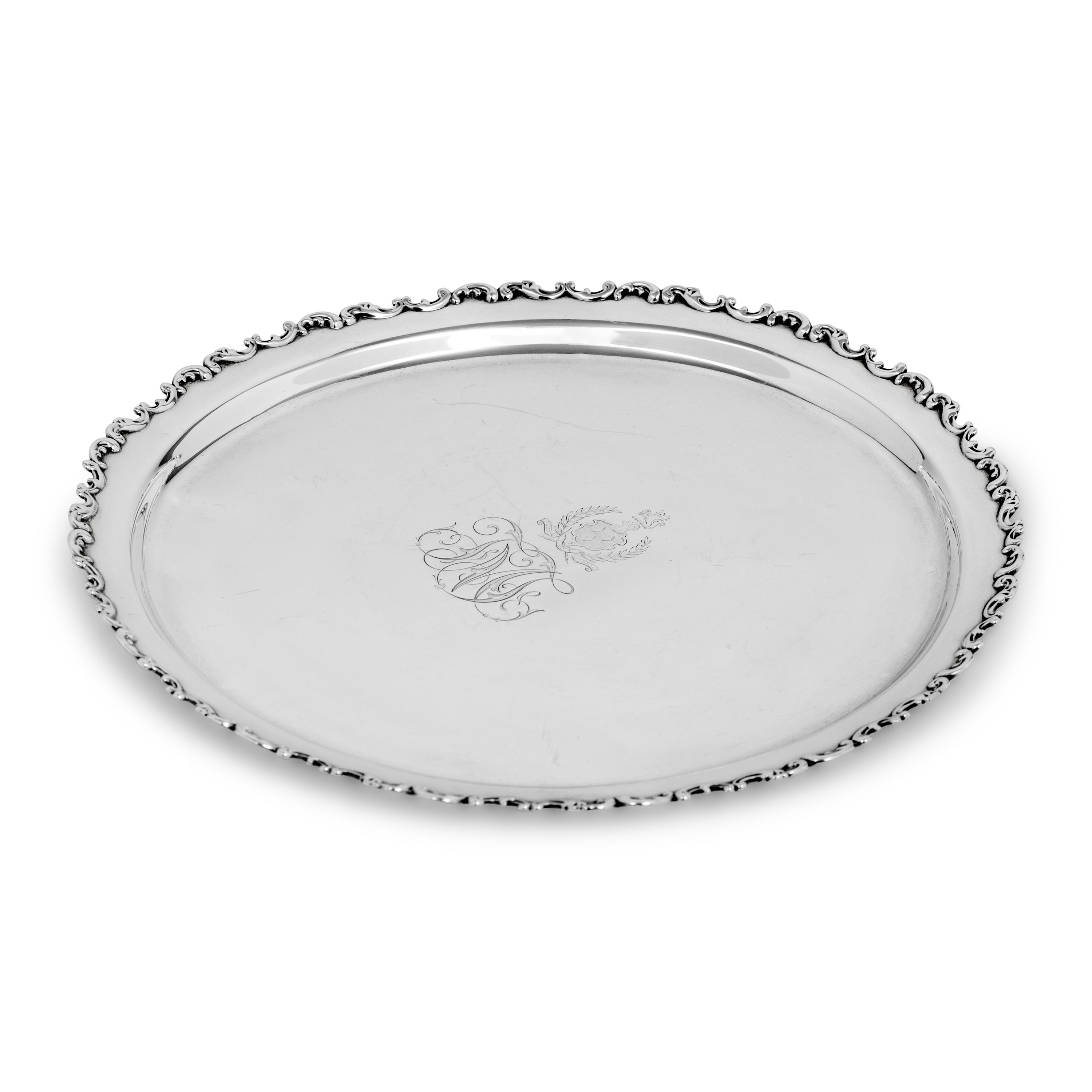 An American Silver Serving Tray