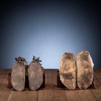 Southern Plains Child's Beaded Hide Moccasins