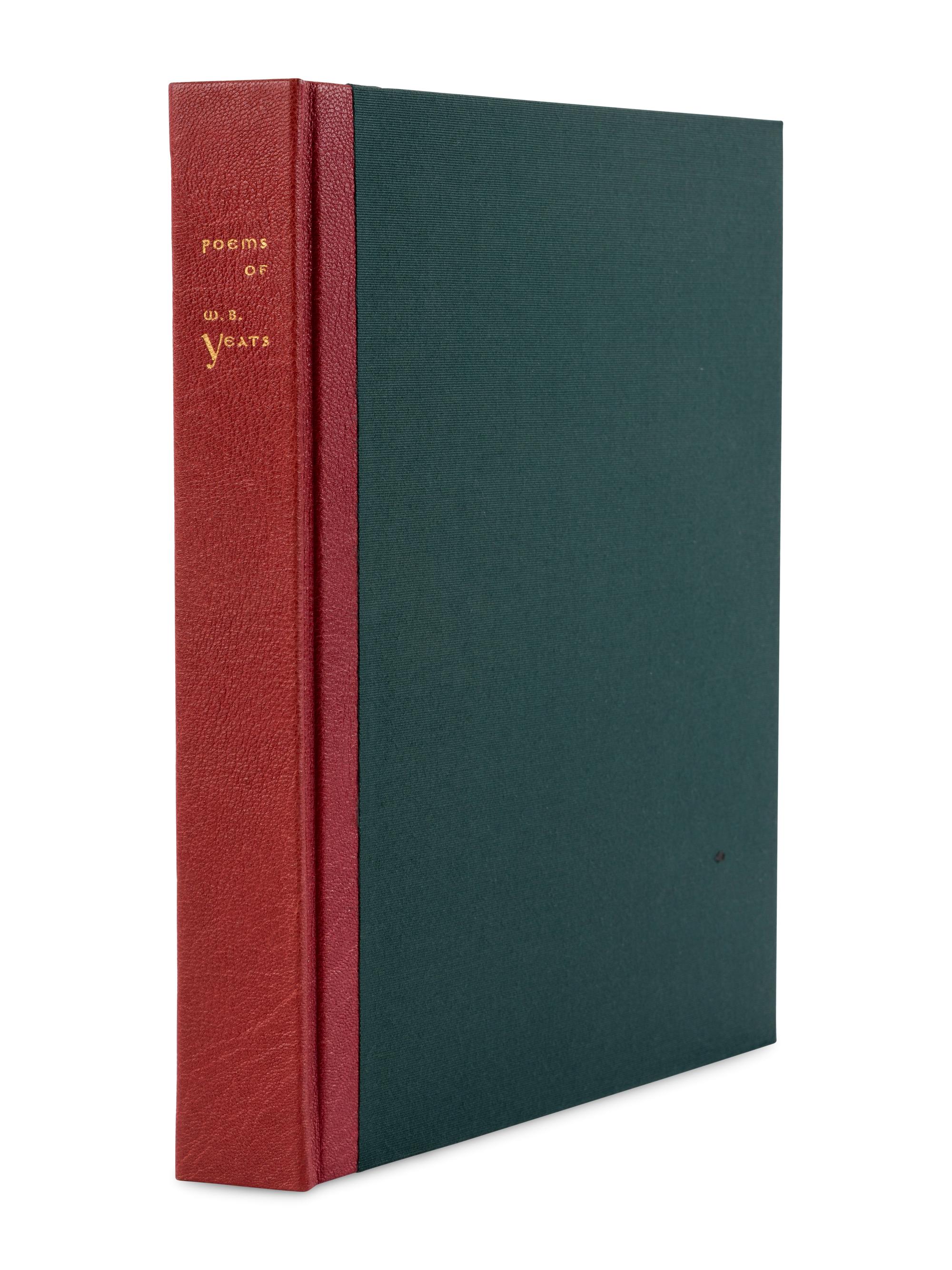 [ARION PRESS]. YEATS, William Butler (1865-1939). Poems . Richard DIEBENKORN (1922-1993), illustrator. San Francisco: The Arion Press, 1990.