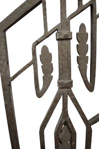 A Wrought Iron Baluster 10" W x .5" D x 38.25" H — United States, Early 20th Century