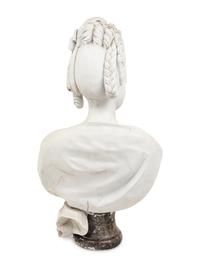 A Sèvres Style Bisque Porcelain Bust of Marie Antoinette