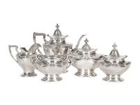 An American Silver Six-Piece Tea and Coffee Service