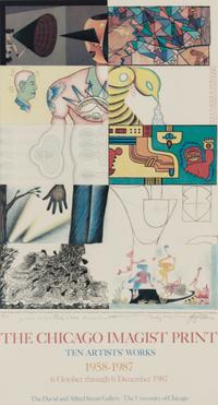 Chicago Imagist Print Exquisite Corpse