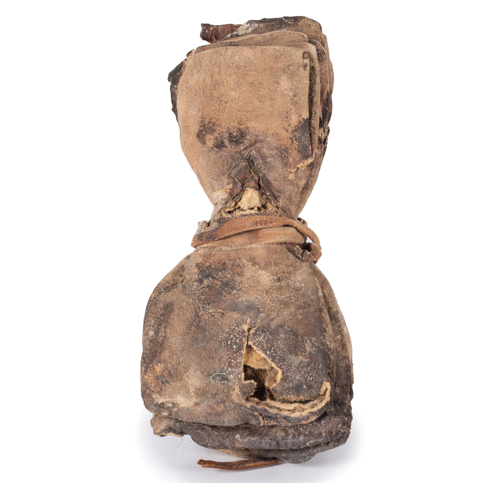 Plains Buffalo Hide Paint Bag
