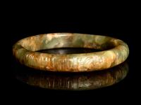 A Chinese Celadon Jade Bangle