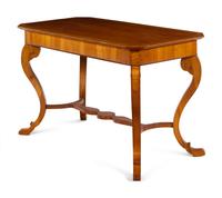 An Austrian Ash and Burl Ash Writing Table