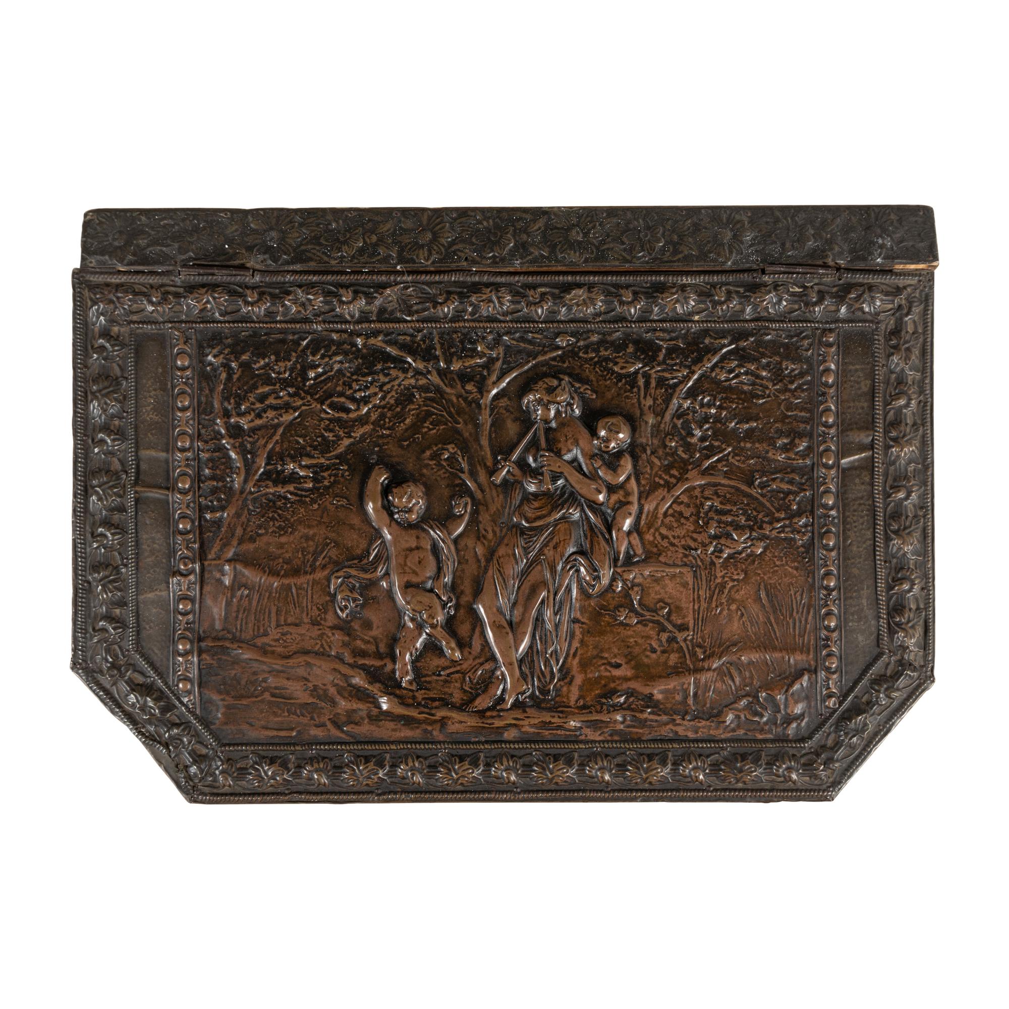 A Victorian Brass Coal Hod