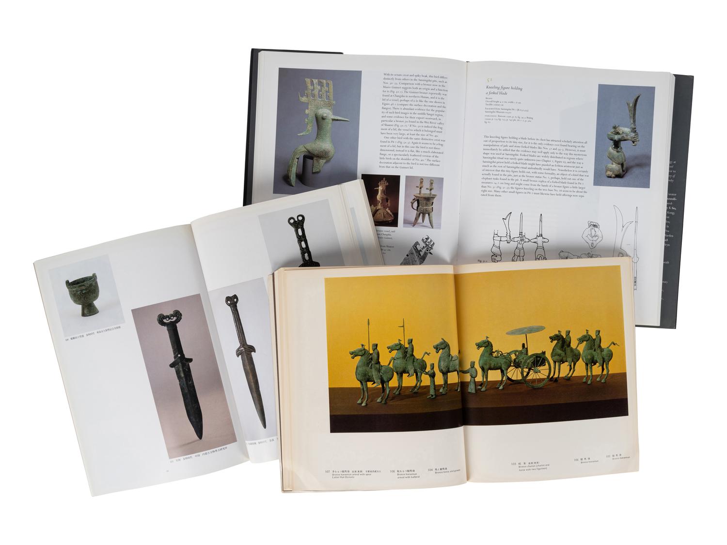 [BRONZES] A group of reference works about Chinese Archaic Bronzes, comprising: