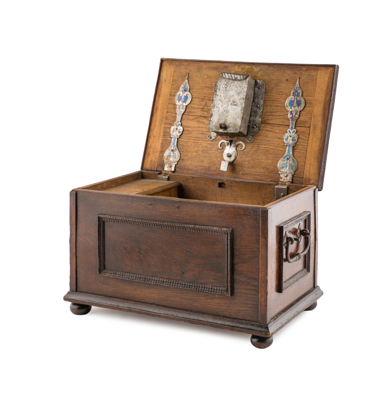 A Flemish Oak Strong Box