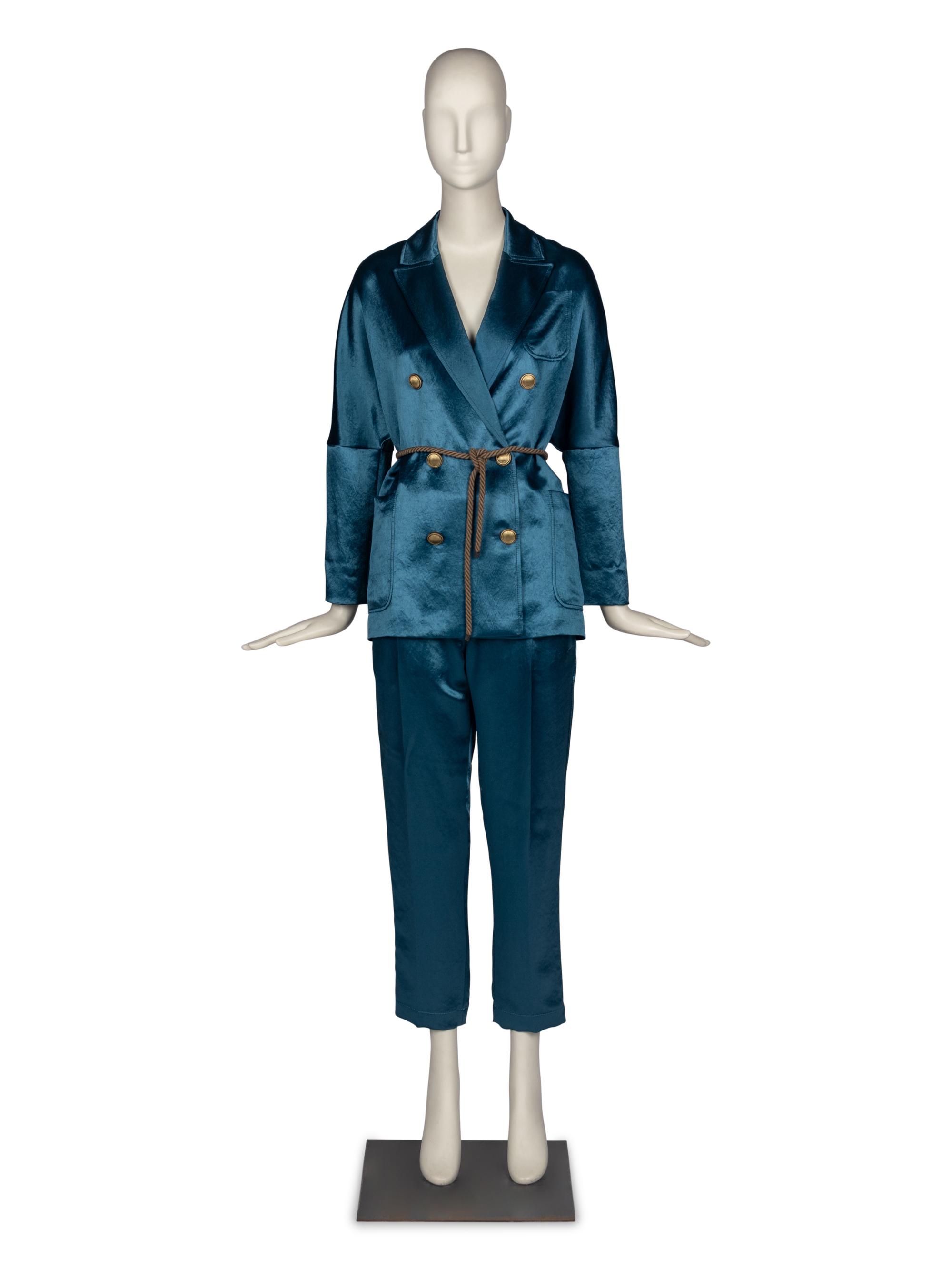 Brunello Cucinelli Satin Suit