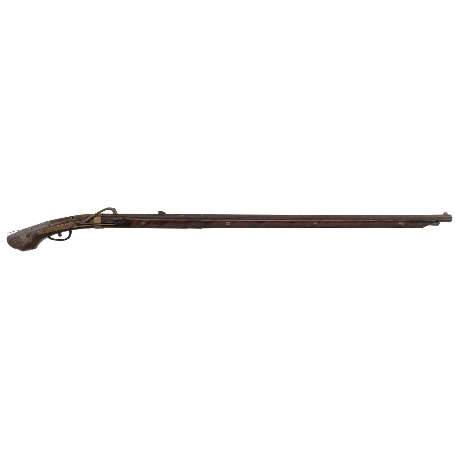 Japanese Tanegashima with Two Mon to the Stock and Dragon Motif to Barrel