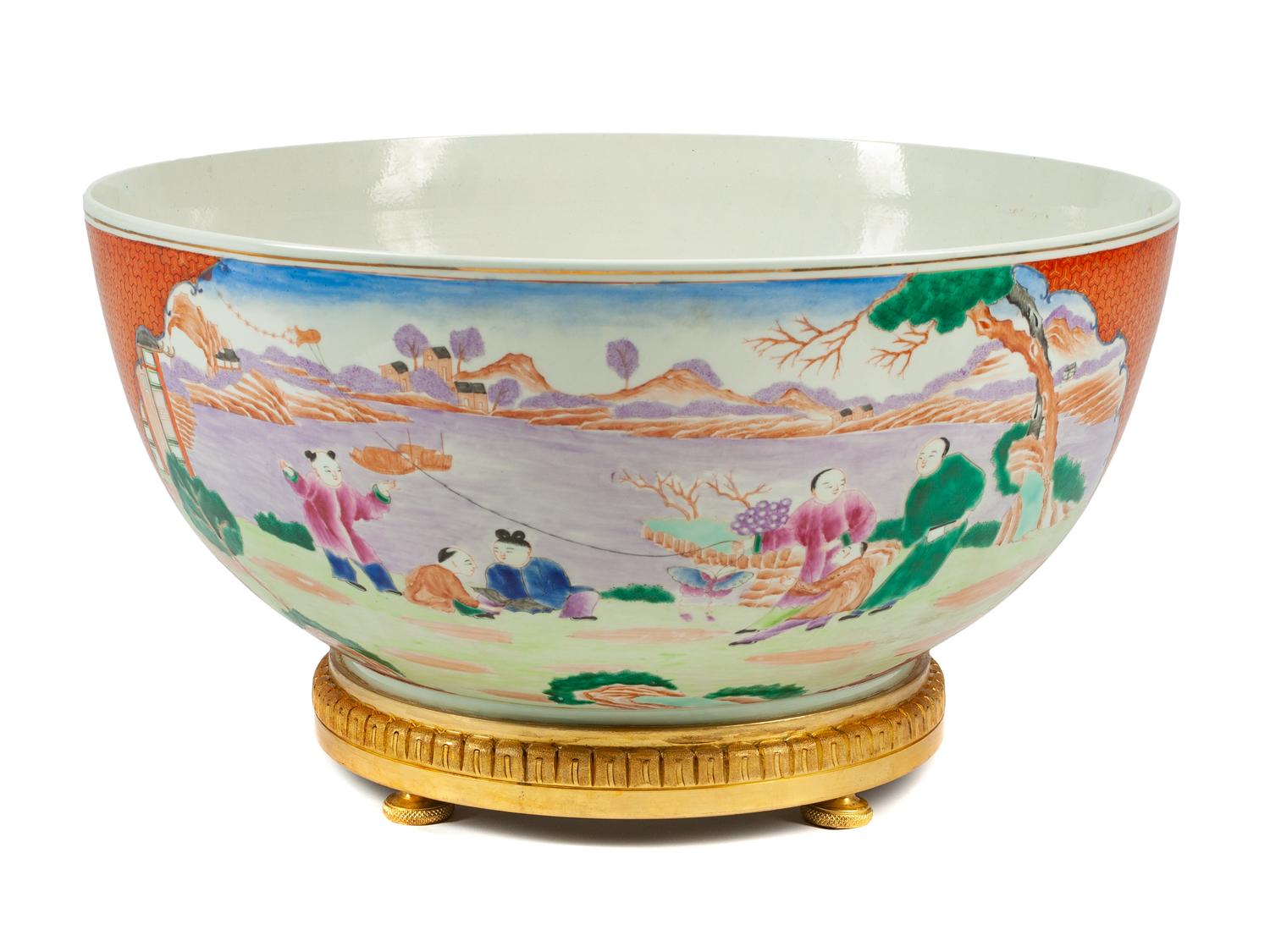 A Large Chinese Porcelain Bowl