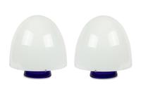 A Pair of Mazzega Murano Glass Table Lamps