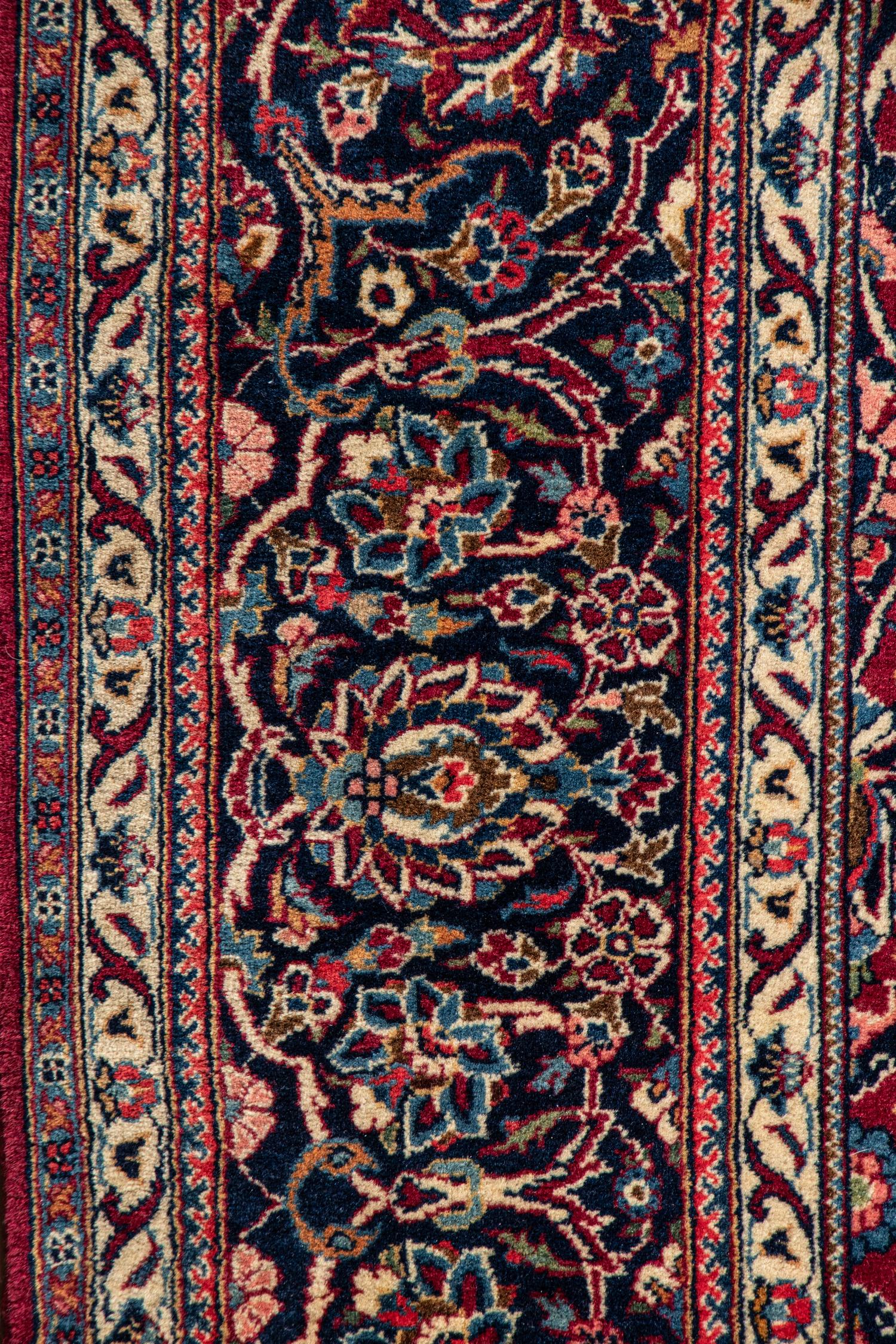 A Kashan Wool Rug