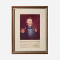 [Presidential] Taylor, Zachary Manuscript Document, signed