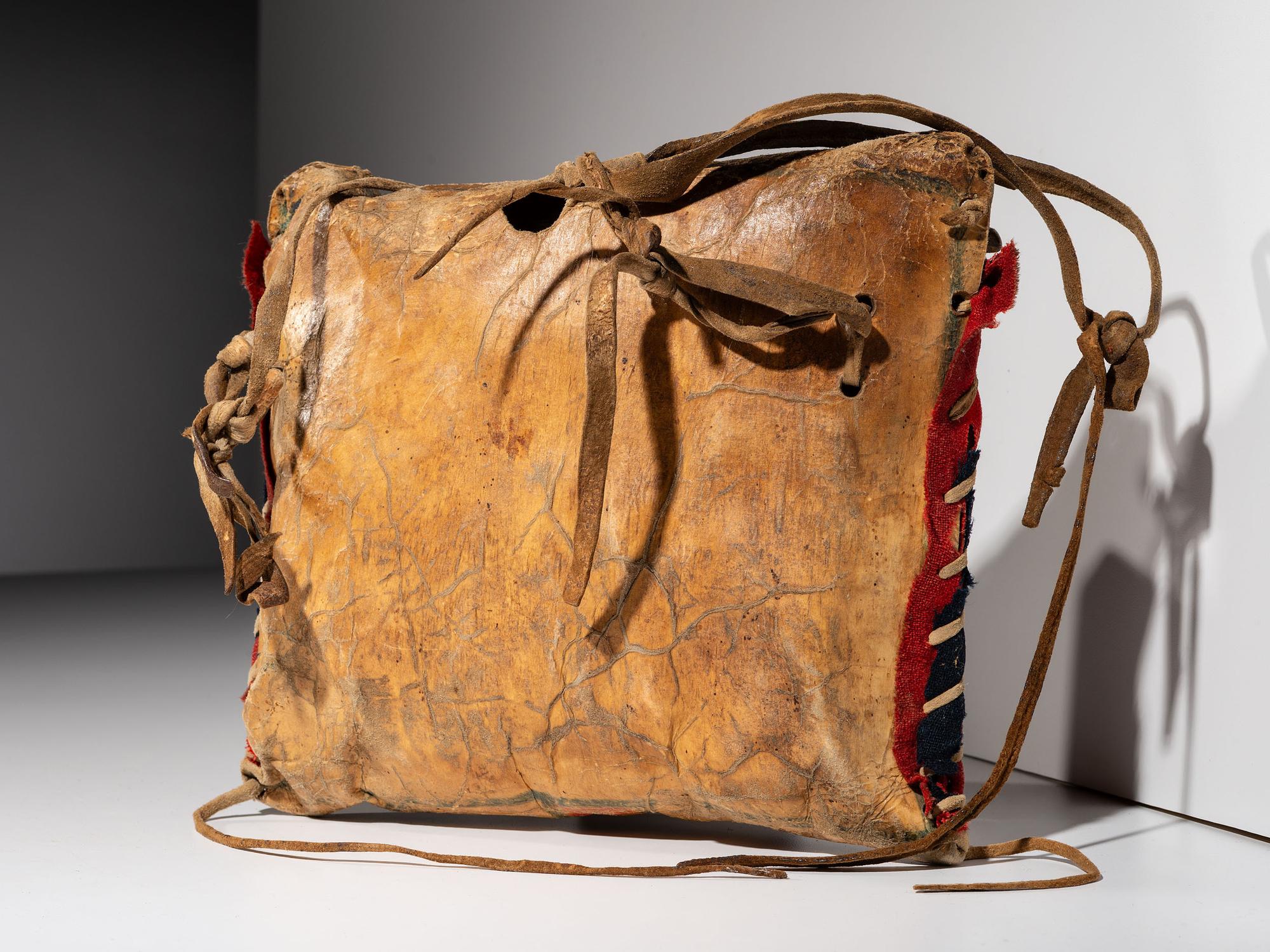 Apsáalooke (Crow) Buffalo Hide Parfleche Container