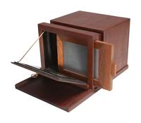 [CAMERAS]. Full scale replica 1839 Giroux daguerreotype camera by Robert Lisle, 1991.