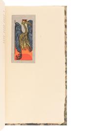 [GEHENNA PRESS]. HUGHES, Ted (1930-1998). A Primer of Birds . Woodcuts by Leonard Baskin. Northhampton, MA: Gehenna Press, 1981.