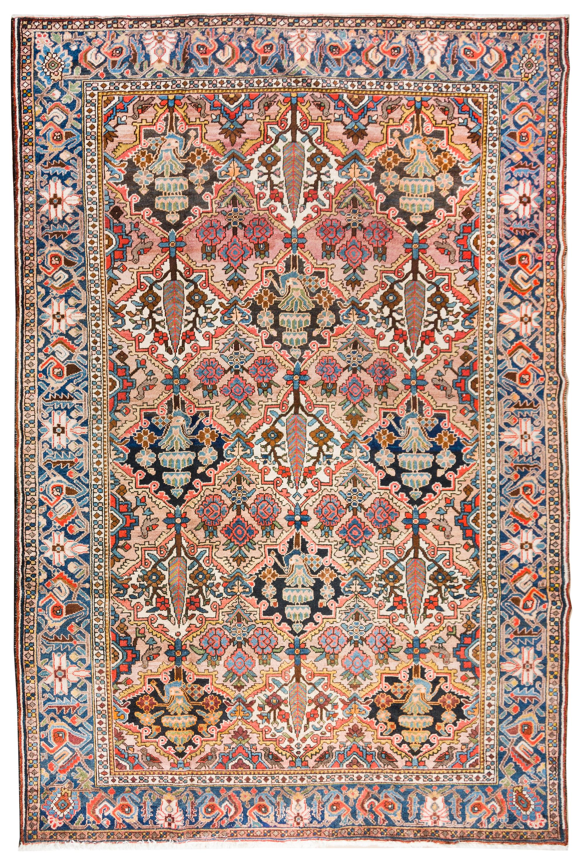 A Bakhtiari Wool Rug 10 feet 4 inches x 7 feet 8 inches. — CIRCA 1910
