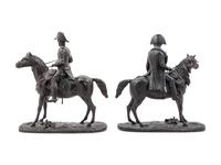 Two French Cast Metal Figures