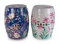 Two Chinese Porcelain Garden Seats