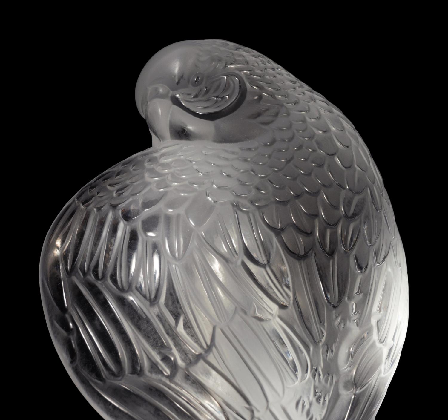 Two Lalique Bird Ornaments