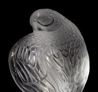 Two Lalique Bird Ornaments