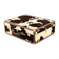 A Pony-Skin Hard Side Suitcase
