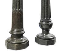 Two Continental Marble Pedestals