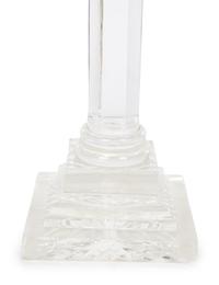 An Irish Gilt Bronze Mounted Cut Glass Columnar Lamp — 20TH CENTURY