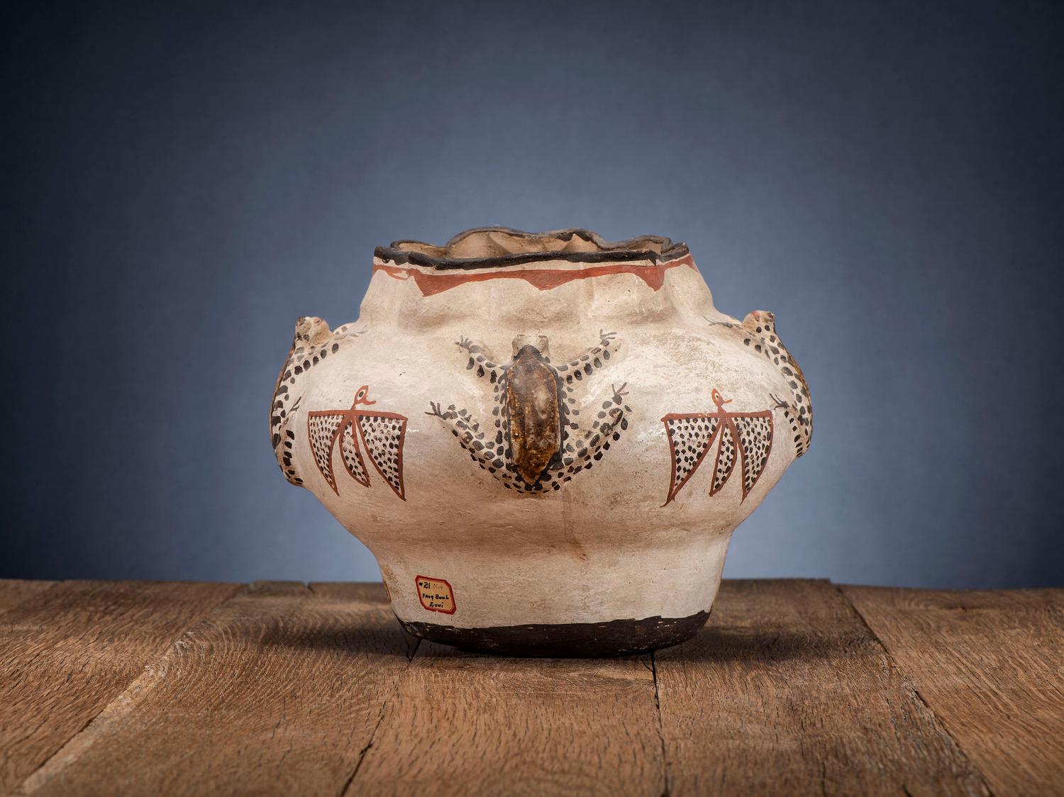 Zuni Polychrome Frog Jar