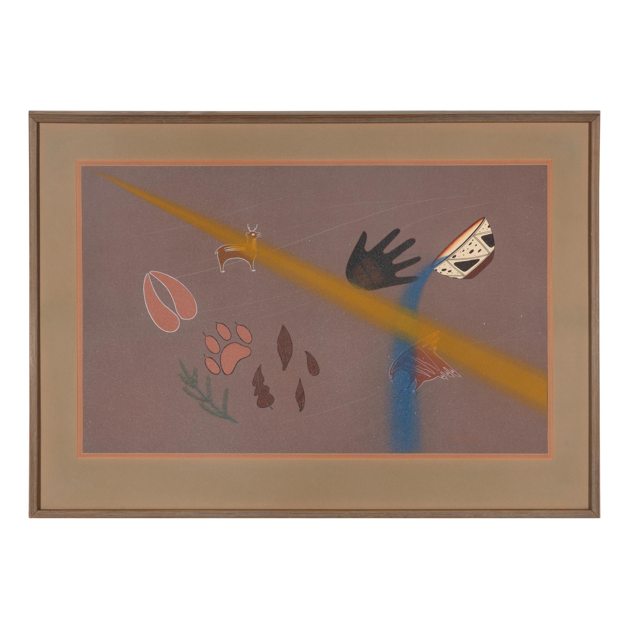 Charles Lovato (Kewa, 1937-1987) — And on the Sixth Day It Was Done , 1970