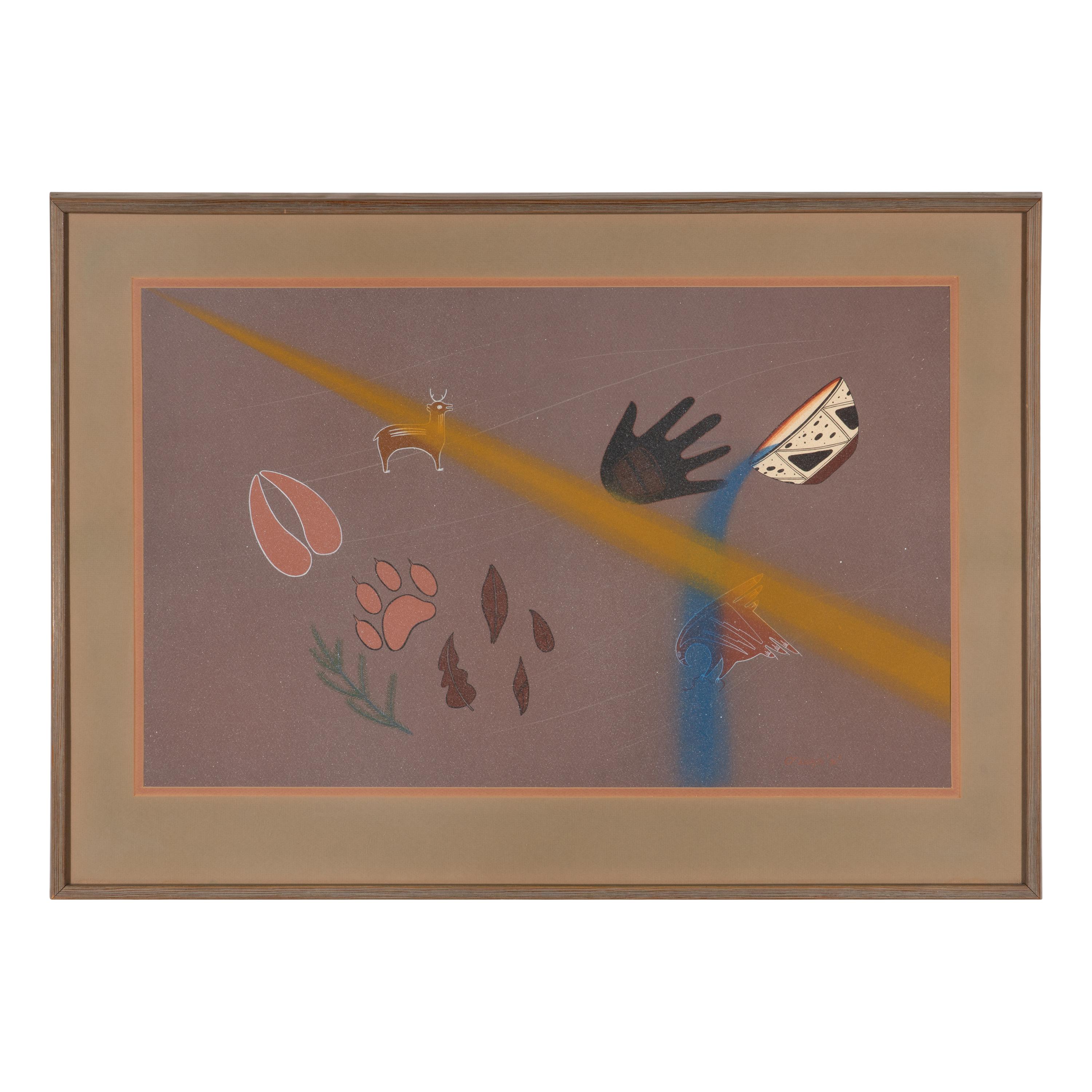 Charles Lovato (Kewa, 1937-1987) — And on the Sixth Day It Was Done , 1970