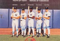 A Large Group of Signed Autograph New York Yankees Items (Including Reggie Jackson and Jim Catfish Hunter),