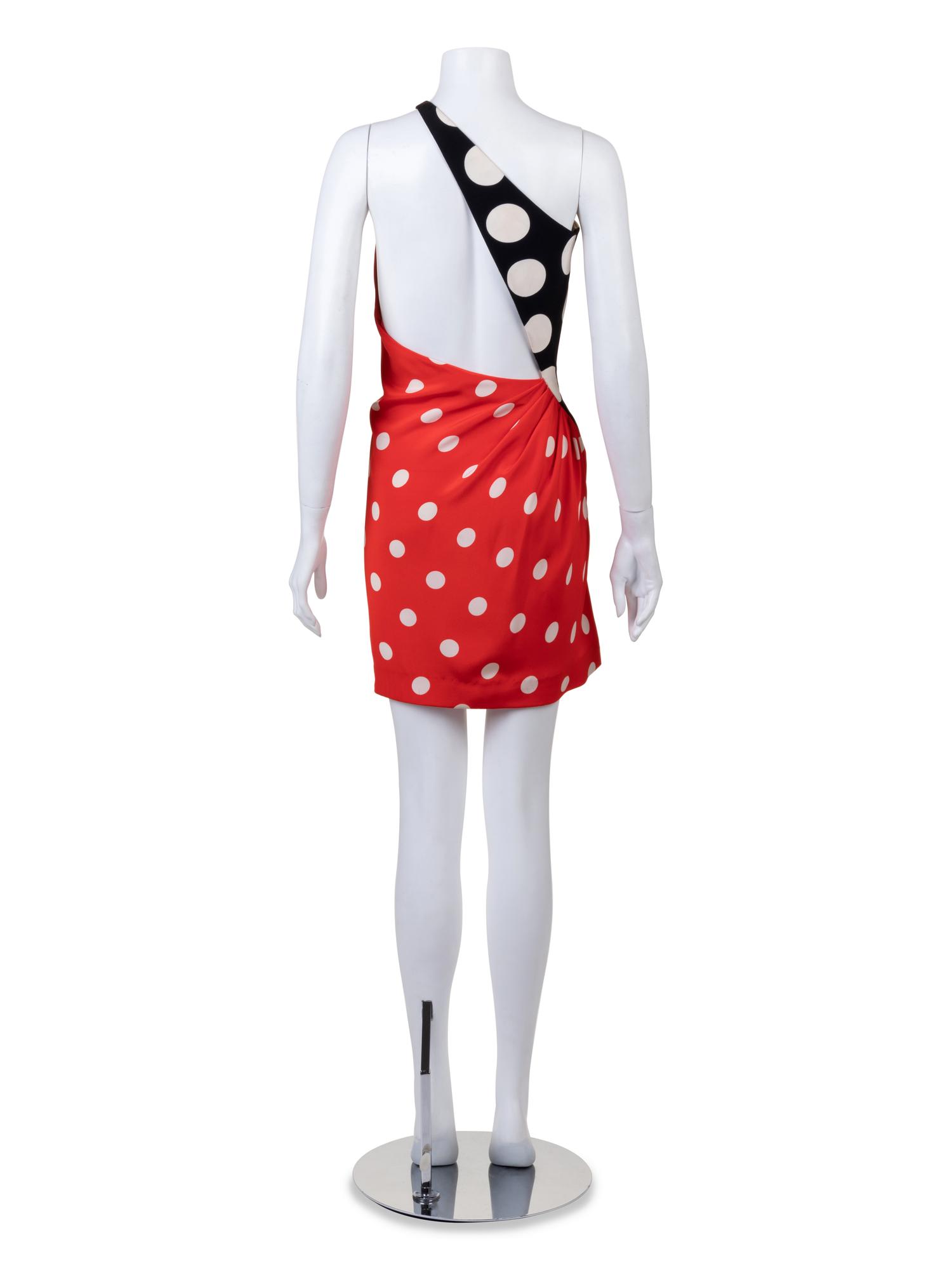 Geoffrey Beene Polka Dot Dress, Spring 1992