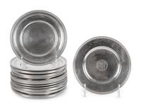 A Group of Twenty-Five American Silver Bread Plates