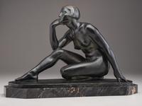 Seated Art Deco Maiden