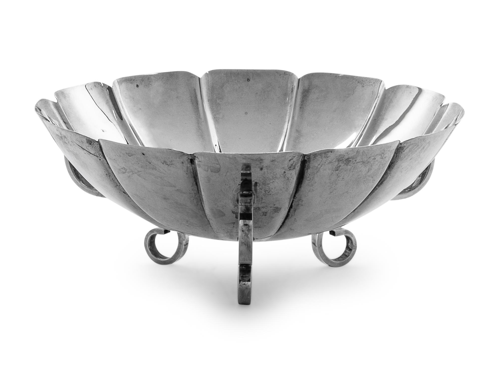 An American Silver Candy Bowl