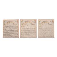 [AVIATION] - [WORLD WAR II]. A group of 9 soldiers' letters including Trans-Pacific Air Mail sent via the Pan American Airways California Clipper , comprising: