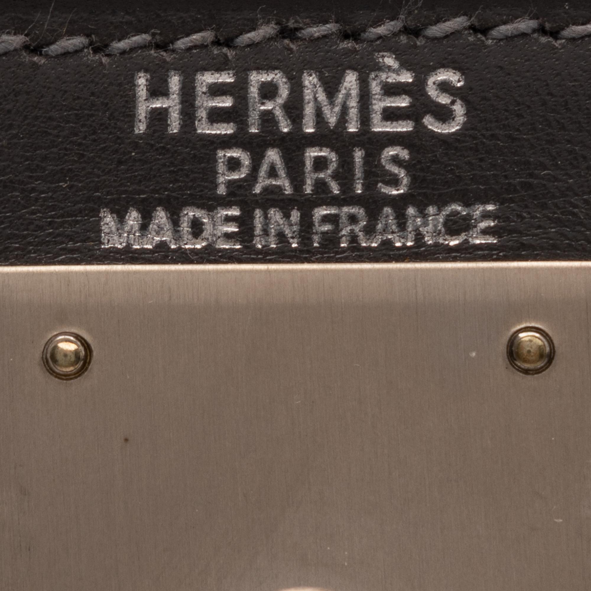 Hermès, Kelly 28 in Ardoise Box