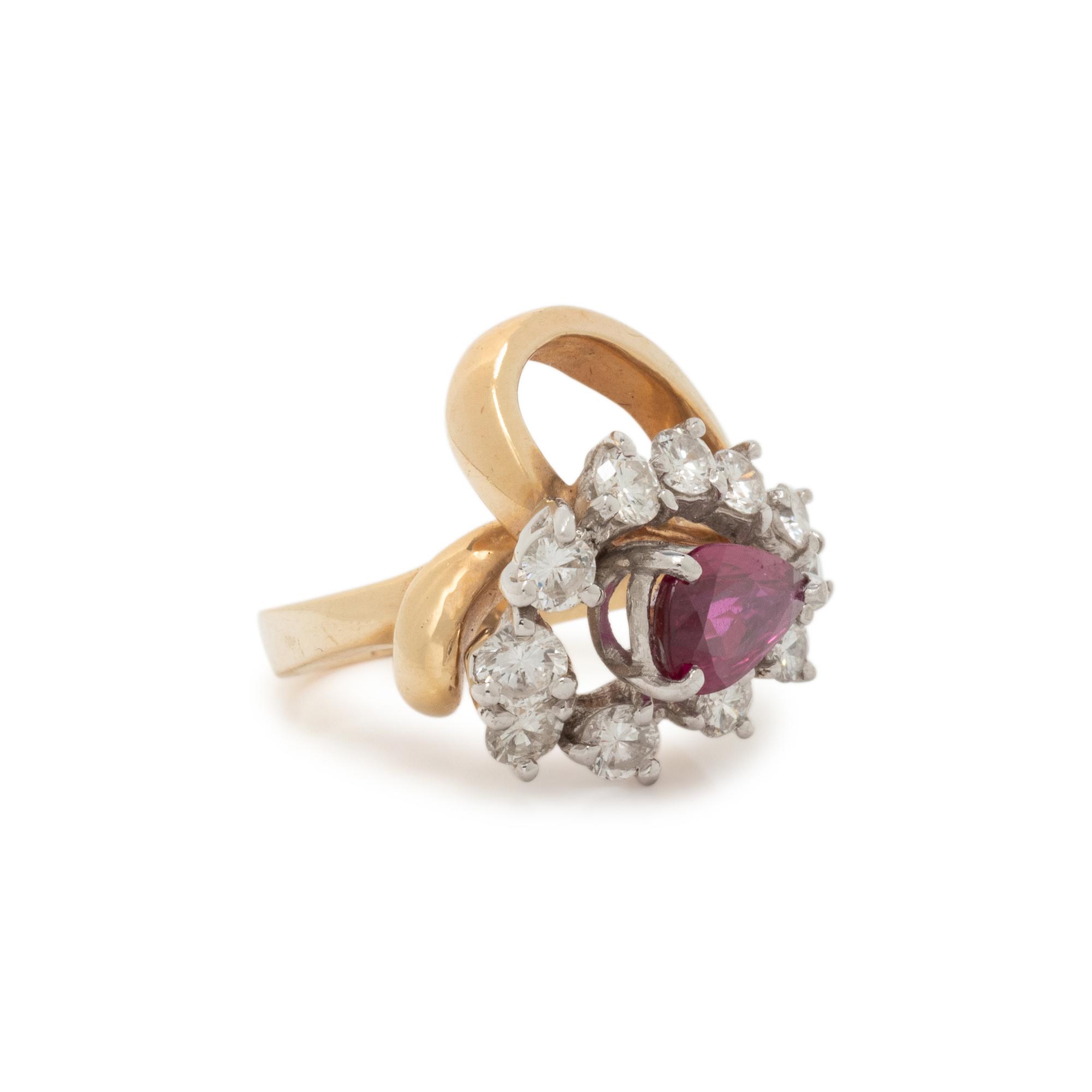 RUBY AND DIAMOND RING