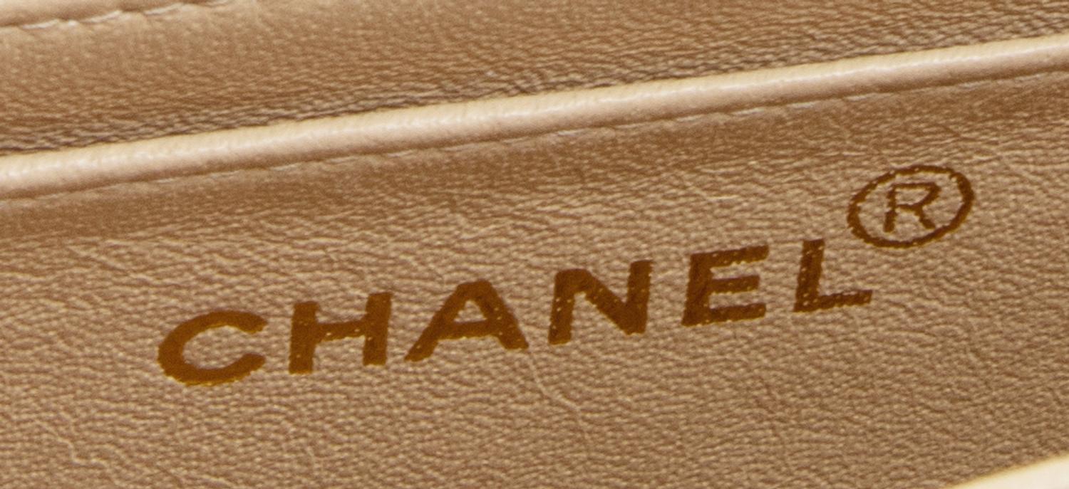 Chanel Beige Classic Quilted Leather Flap Bag, 1997-99