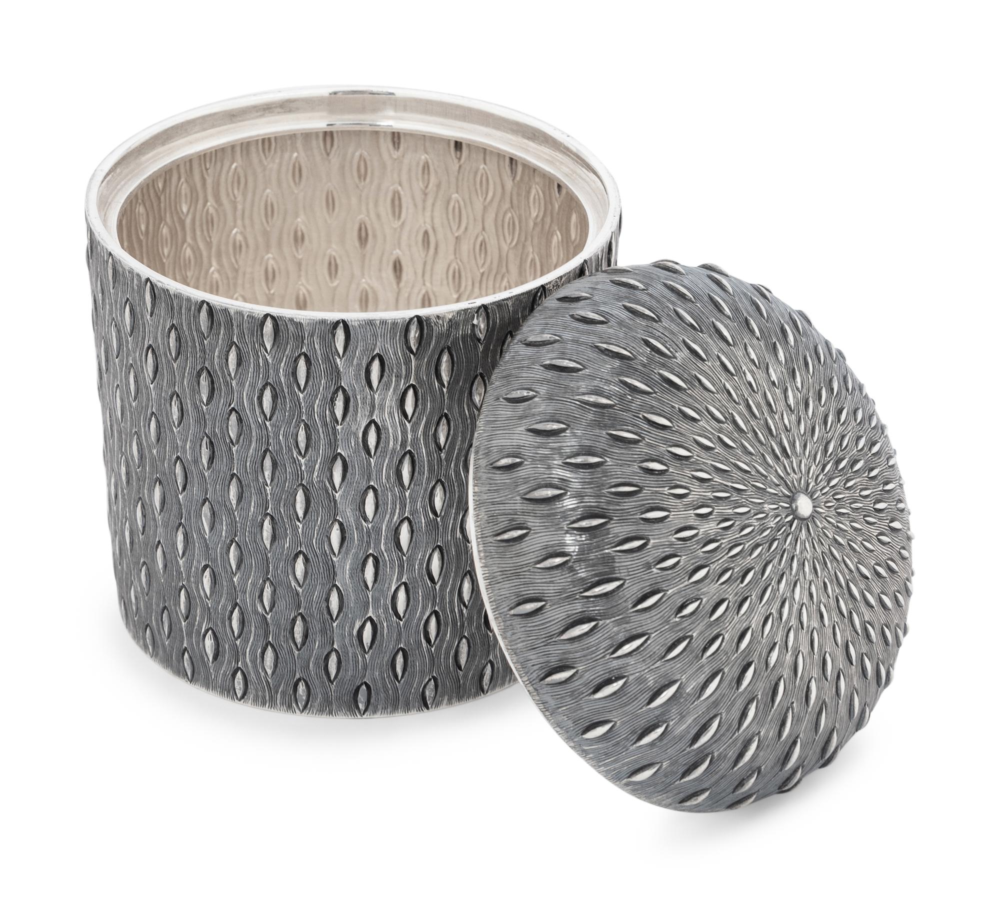 A Tiffany and Co. Italian Silver Tea Caddy