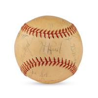 A 1947 St. Louis Browns Team Signed Autograph Baseball