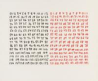 Mel Bochner, (American, b. 1940), Untitled (from the Couples portfolio), 1996 (a pair of works)