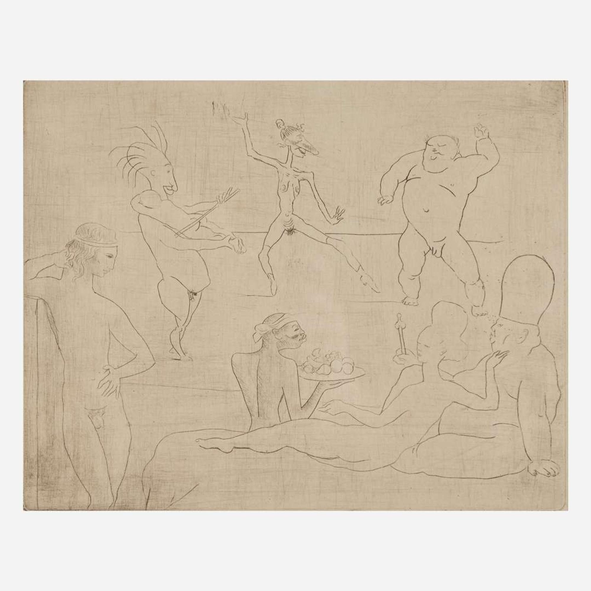 Pablo Picasso (Spanish, 1881-1973) La Danse from La Suite des Saltimbanques