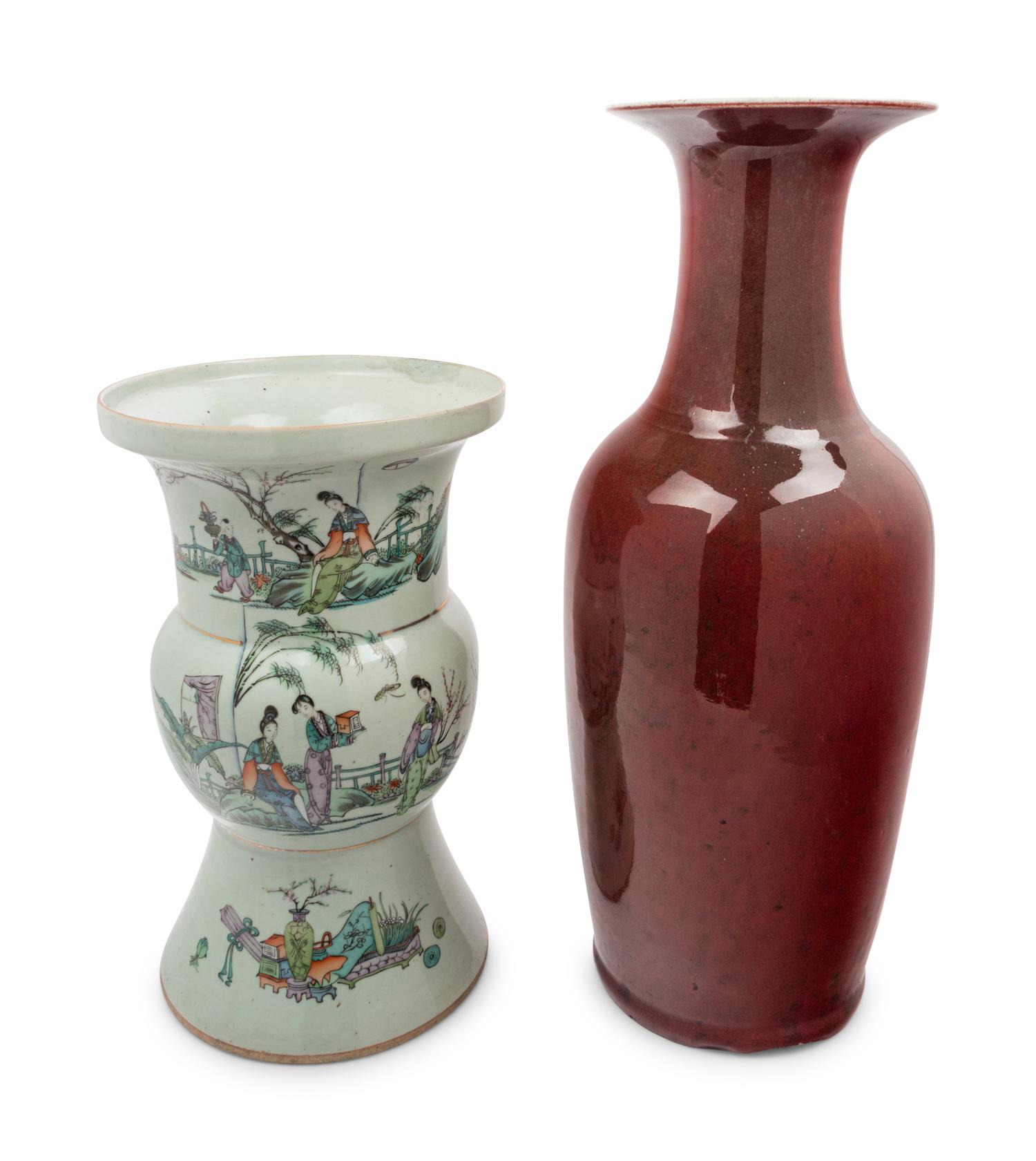 Two Large Chinese Porcelain Vessels