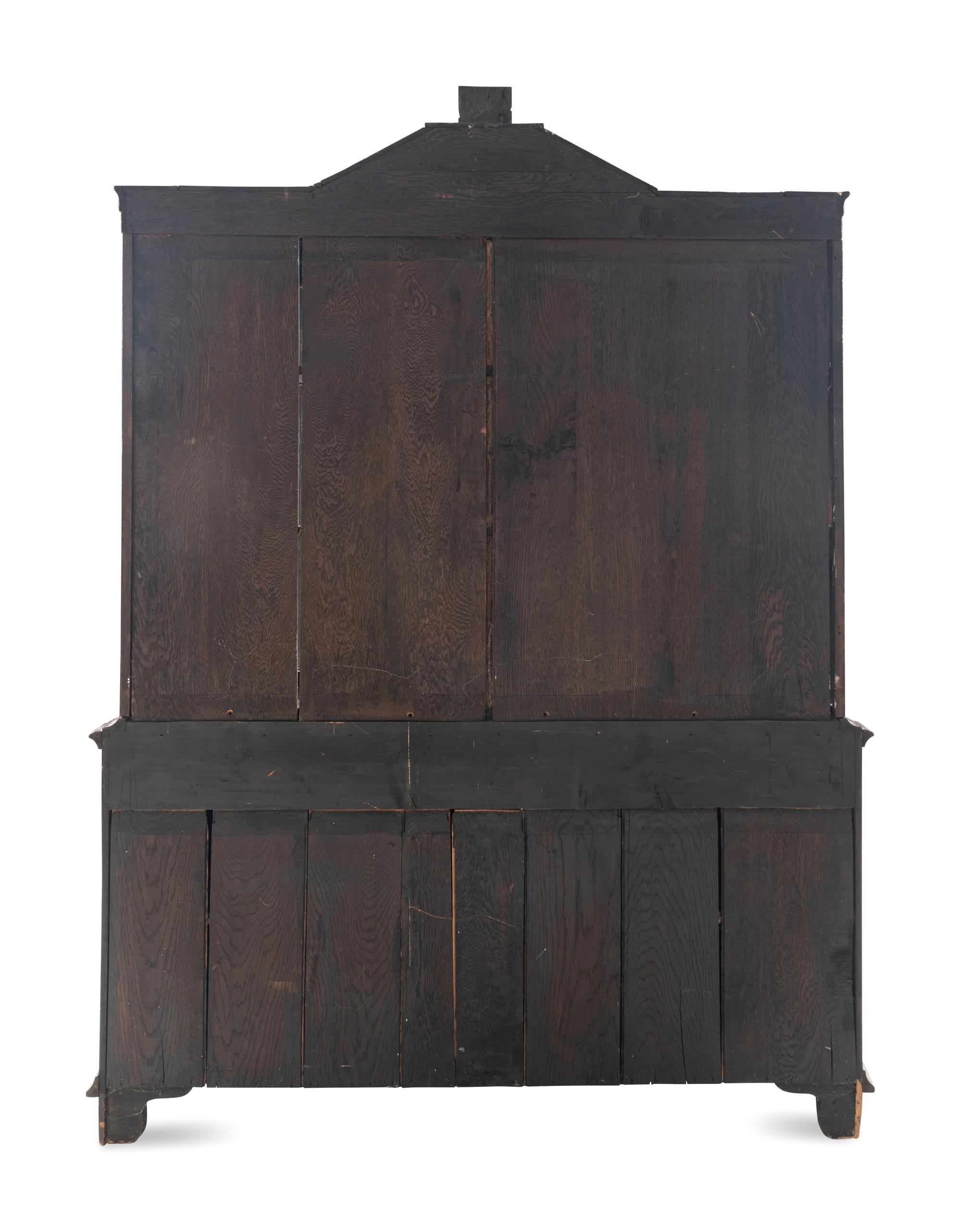 A Dutch Marquetry Bookcase