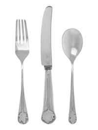 An English Silver Flatware Service