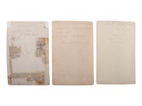 [POLITICS]. 6 cabinet cards of US Presidents and politicians incl. JOHNSON, GRANT, & SUMNER.